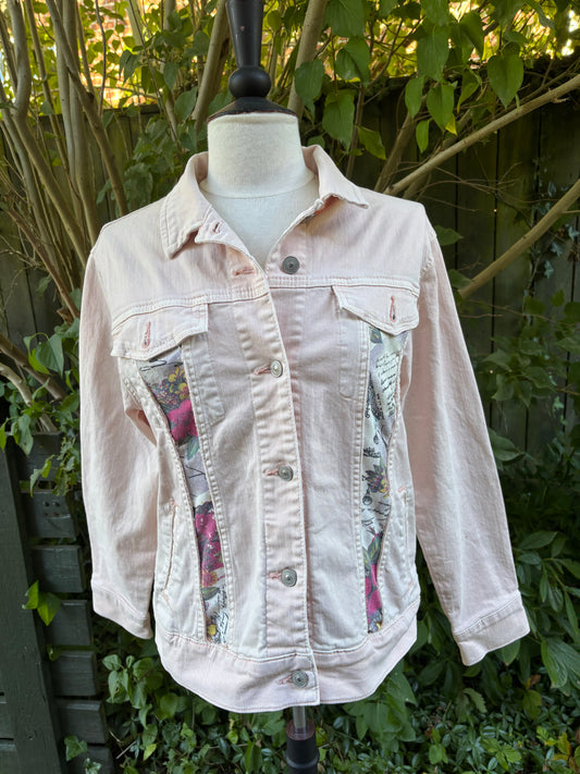 Blush Script - A love letter in denim and rose.