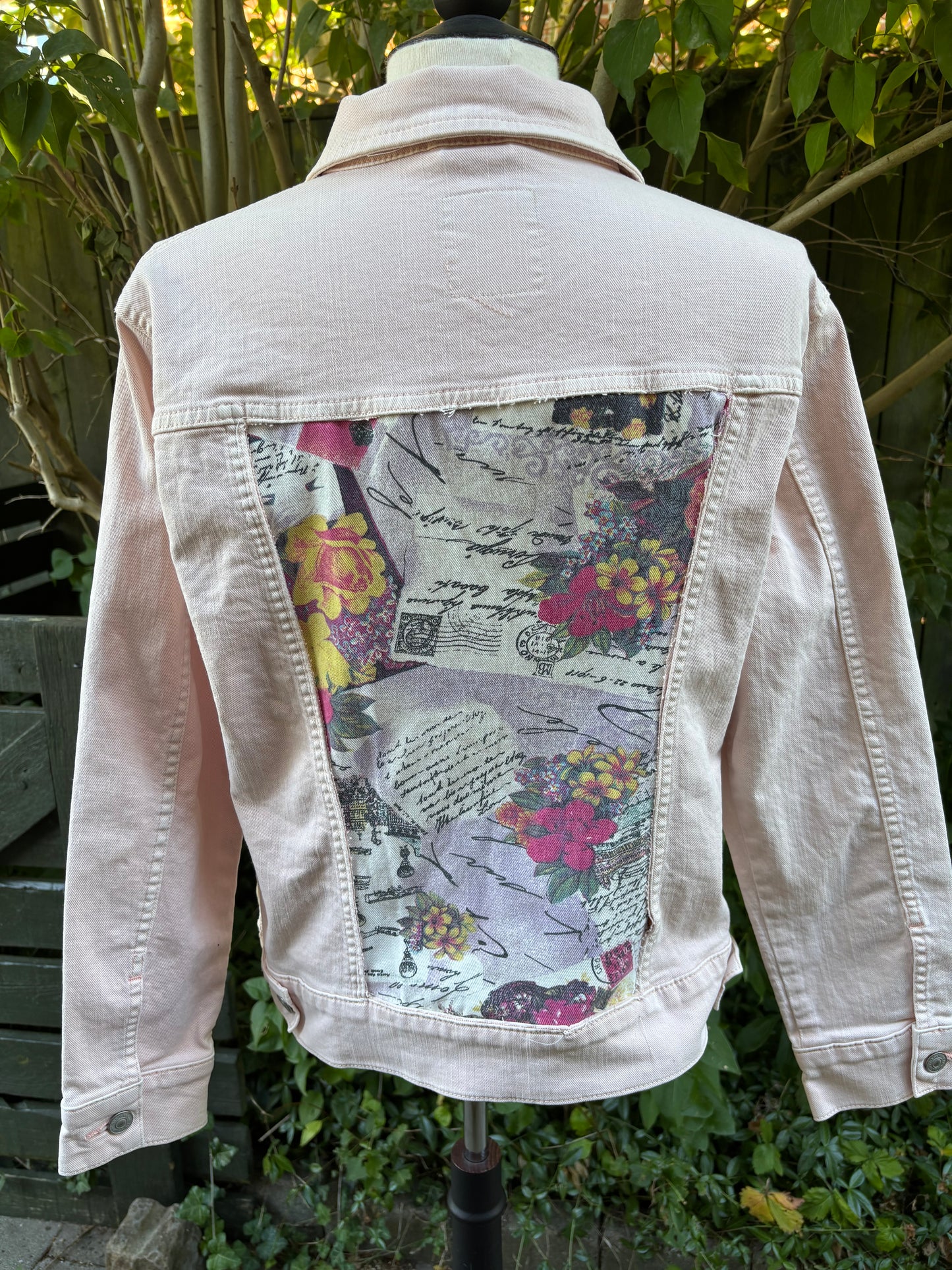 Blush Script - A love letter in denim and rose.