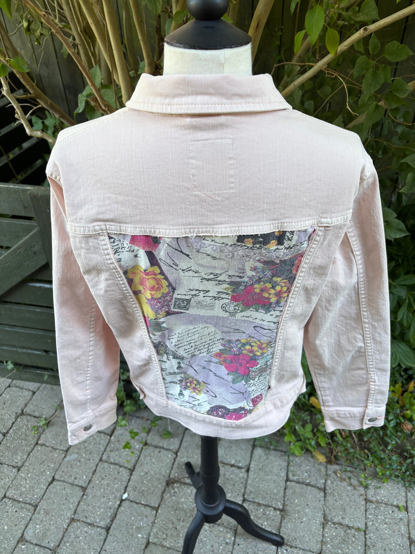 Blush Script - A love letter in denim and rose.